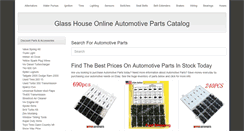 Desktop Screenshot of glasshouseauto.com